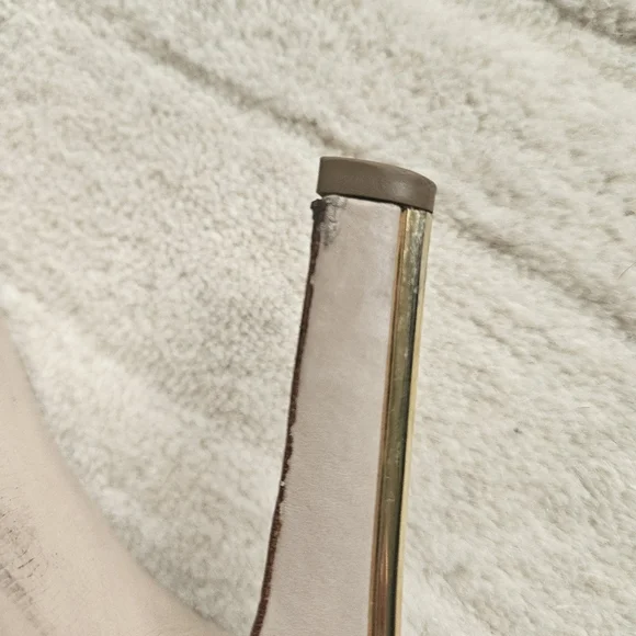 SOLD MIU MIU Heel Ankle Boots size 8 US / 39EUR Beige  Nude - Picture 15 of 16